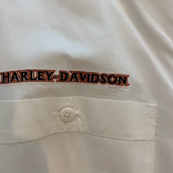Harley-Davidson Men's White Shirt - Picture 4 of 5